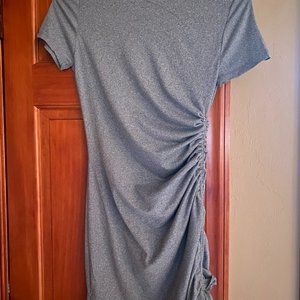 Soft Gray Ruched Dress Size Small